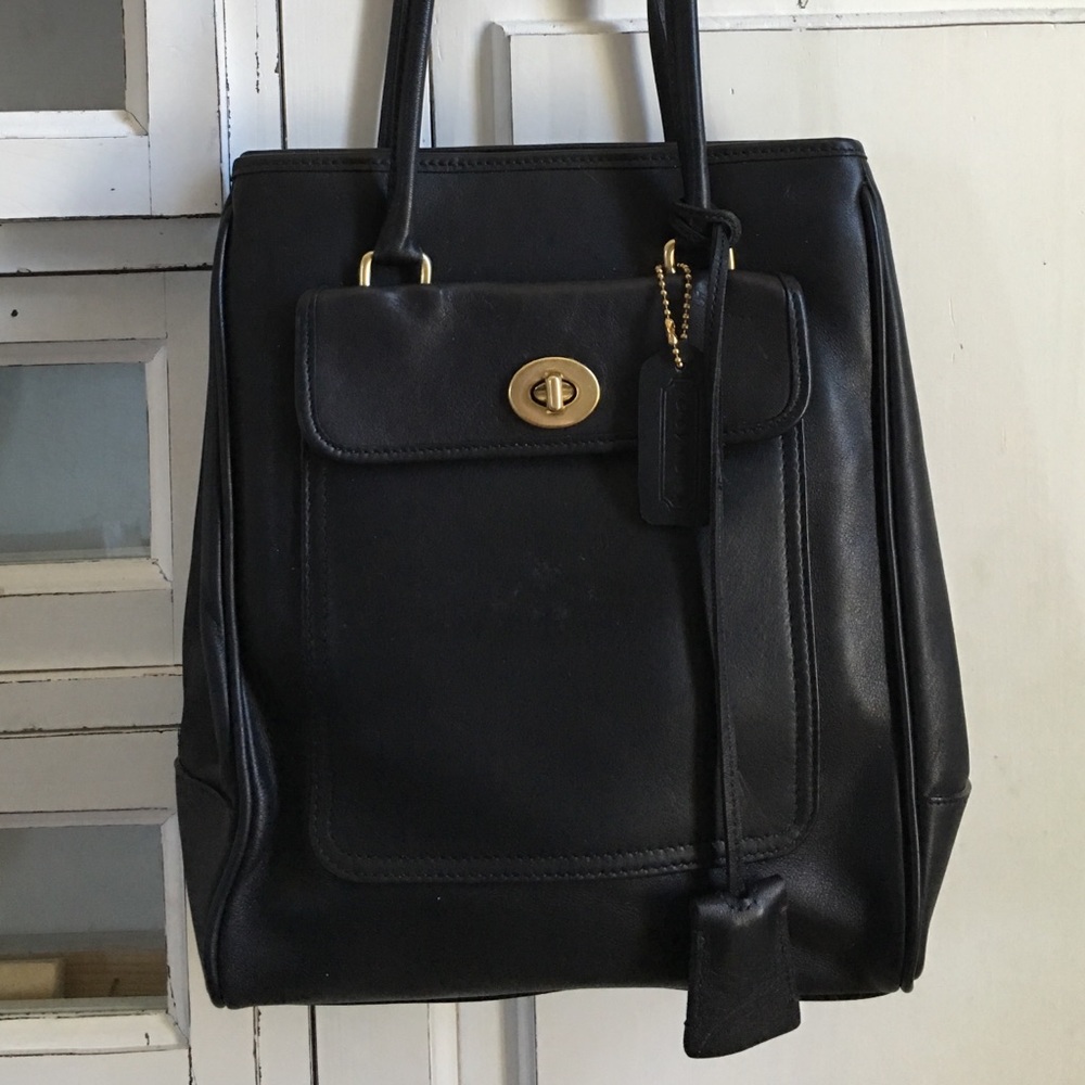 Vintage COACH Leather Penelope City Tote